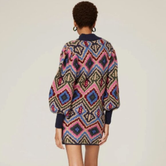 Farm Rio Rauti Sweater Dress | Size L - Picture 3 of 8